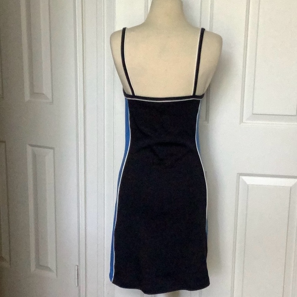 Old Navy Women's Black with Blue accents bodycon dress. Size S Tall. - Picture 5 of 7